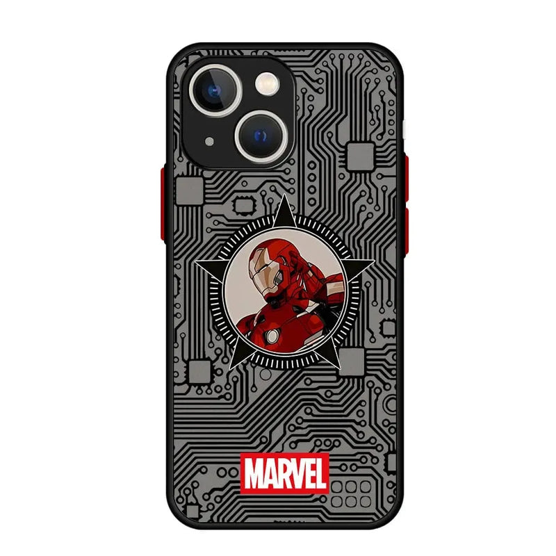 Capinha Iphone Marvel Emblema Vingadores - Case de Alta Proteção e Resistência
