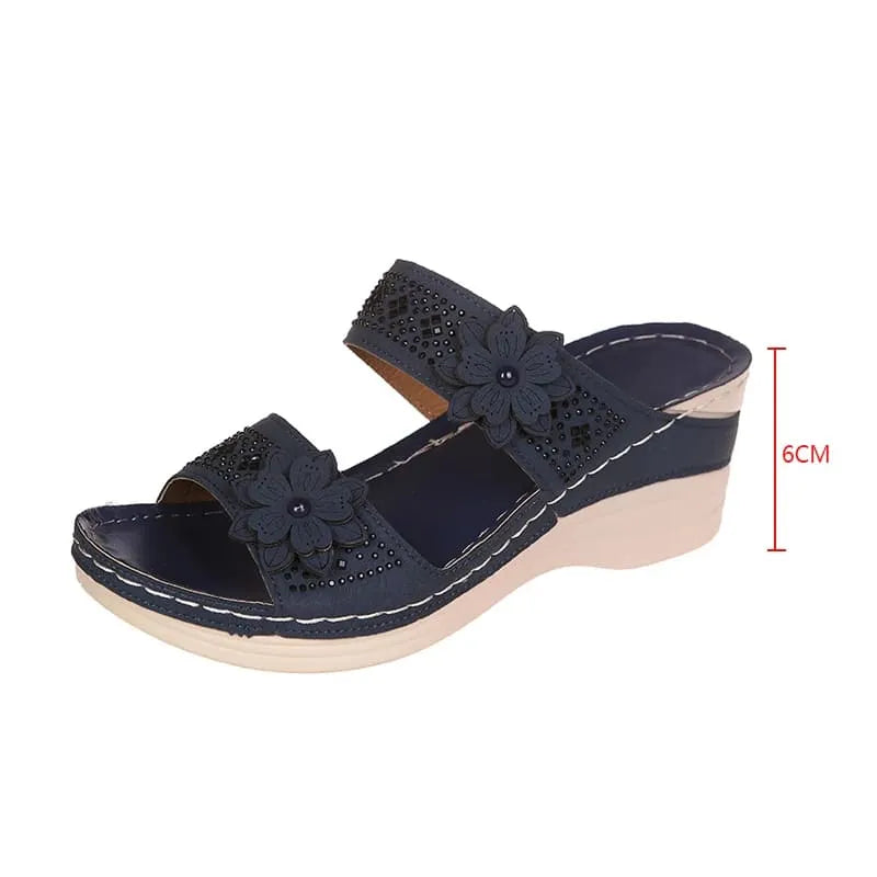 Sandália StassFlower - Design Único e Muito Conforto Aos Seus Pés