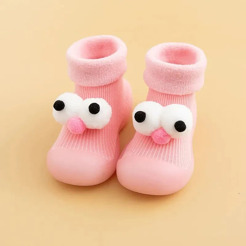 Sapatinho Meia Funny Feeties - Desenhos animados bonitos, confortável, respirável