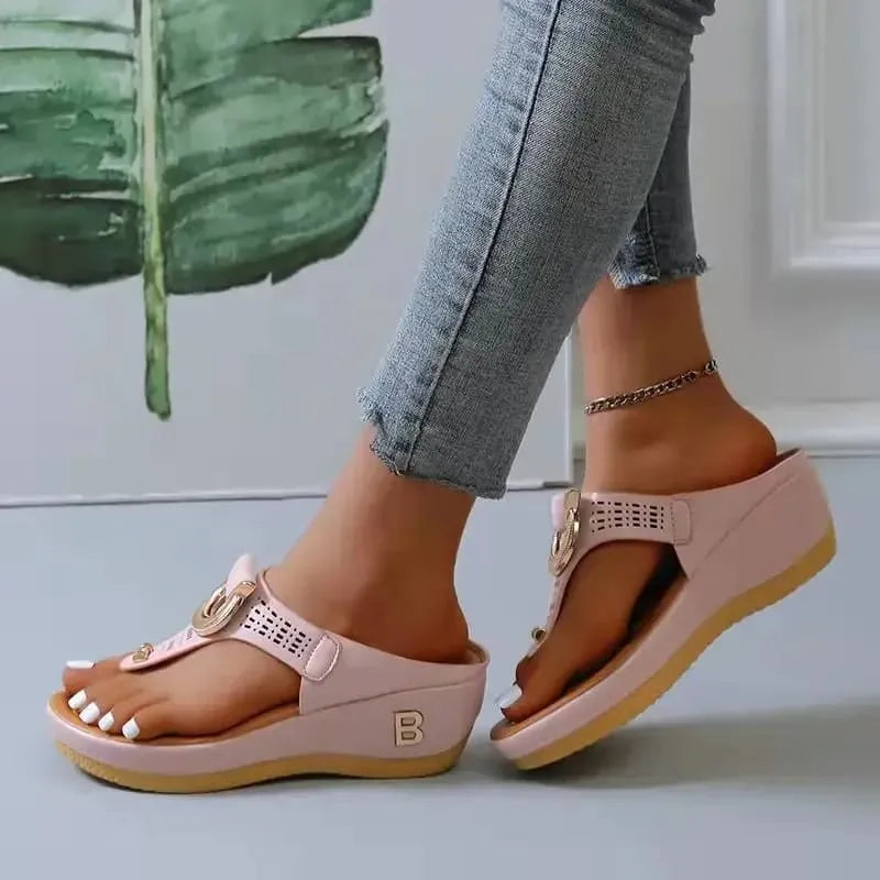 Sandália De Plataforma Alta BShine - Conforto e Estilo Únicos