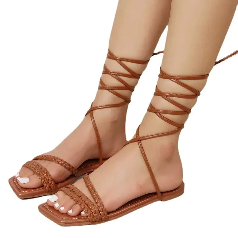 Sandália Gladiadora Rope | Design Exclusivo Coleção 2024