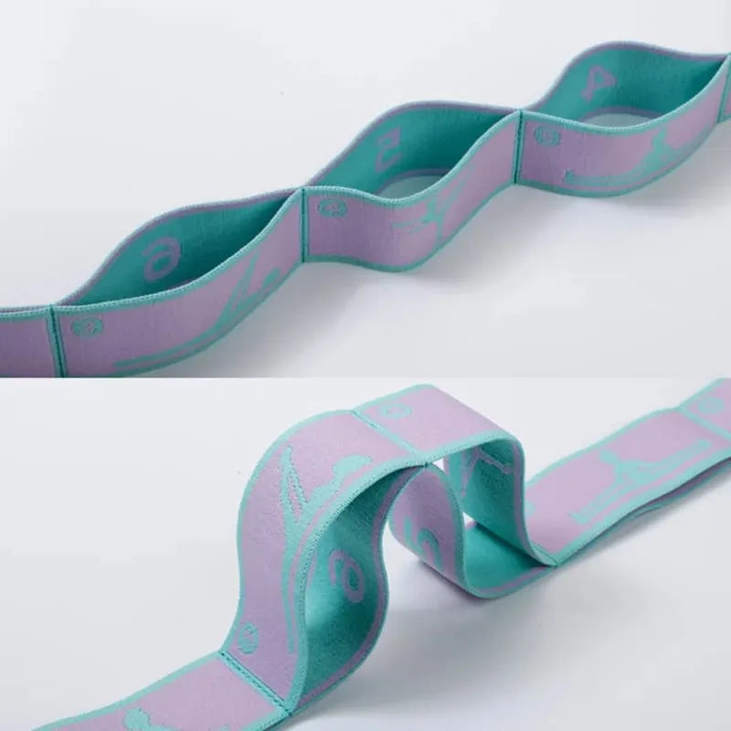 Kit 2 Faixas de Resistência para Exercícios em Casa e Alongamentos Multifuncional e Fortalecimento Muscular