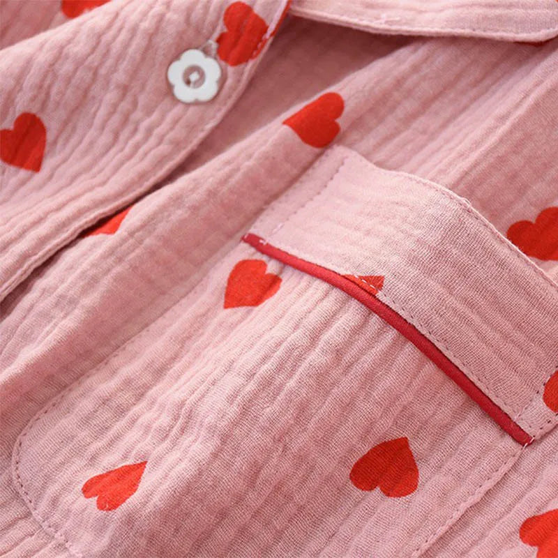 Pijama Feminino Pure Love - Conjunto Com Calça e Camisa Longa 100% em Algodão | Macio, Leve e Super Confortável