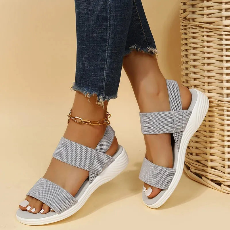 Sandália Glimmer - Muito Conforto e Estilo | Com Elásticos Mesh Ajustáveis e Amortecimento Premium
