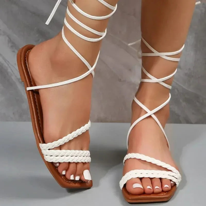 Sandália Gladiadora Rope | Design Exclusivo Coleção 2024