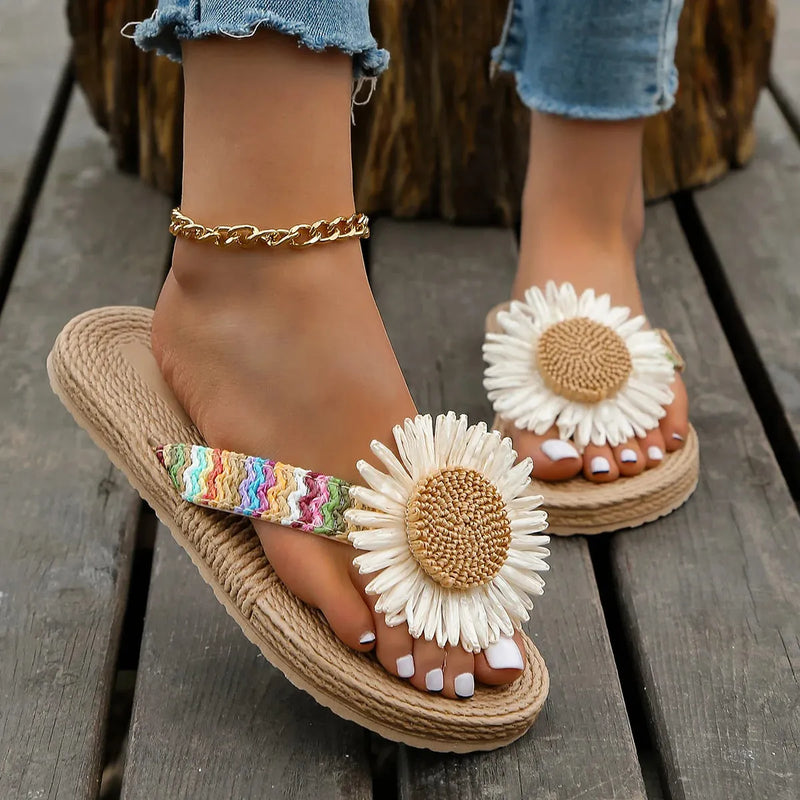 Sandália Sunflower Tropical | Um Encanto Para Seus Pés