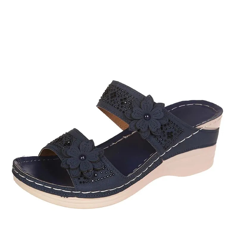 Sandália StassFlower - Design Único e Muito Conforto Aos Seus Pés