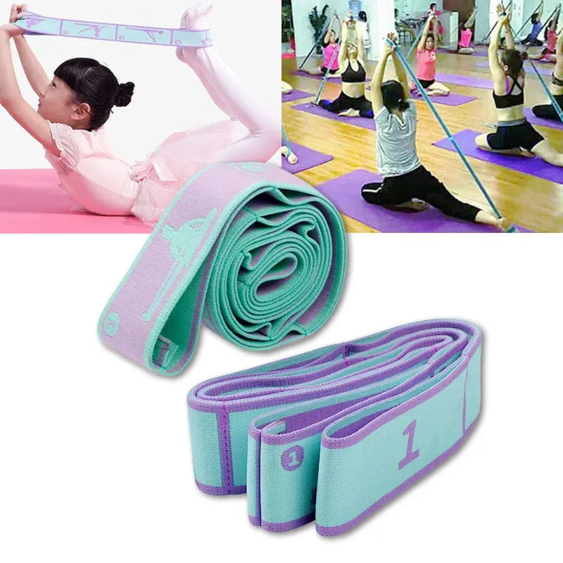 Kit 2 Faixas de Resistência para Exercícios em Casa e Alongamentos Multifuncional e Fortalecimento Muscular