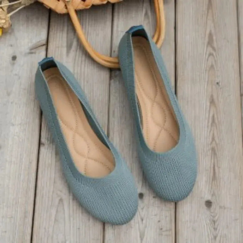 Sapatilha Slip On em Malha Tricô Respirável Sunlit Mirage