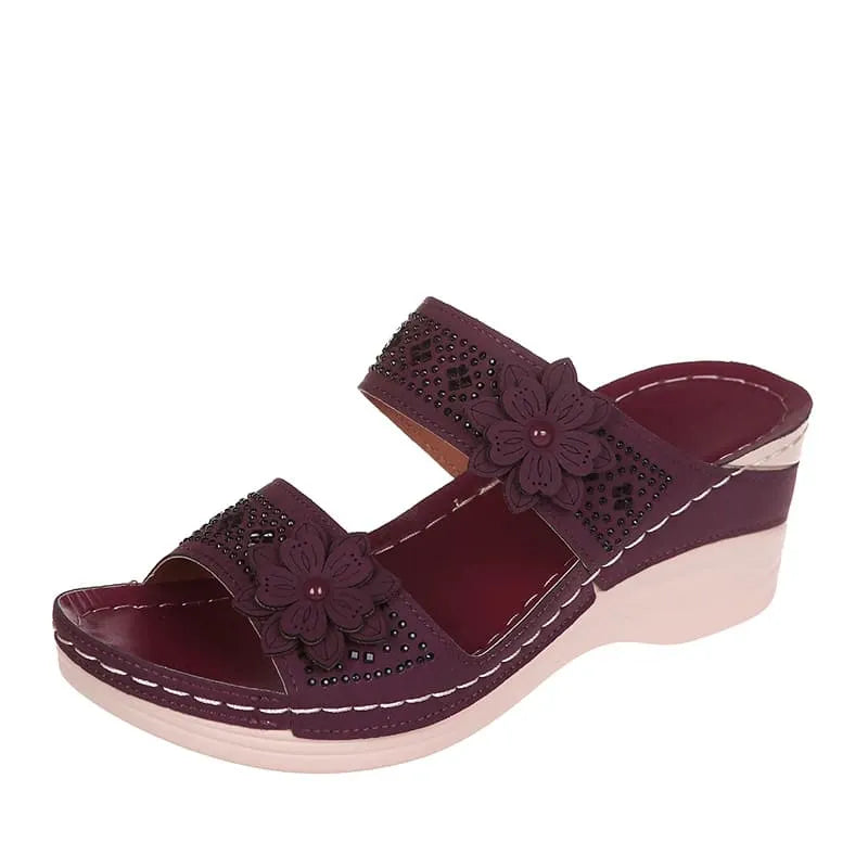 Sandália StassFlower - Design Único e Muito Conforto Aos Seus Pés