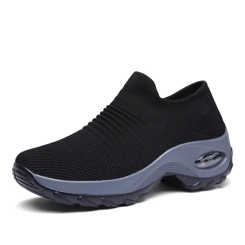 Tênis Tipo Meia Slip on PowerAir - Feito Em Fibra Mesh Super Macia | Amortecimento AirPremium Para Conforto TOTAL