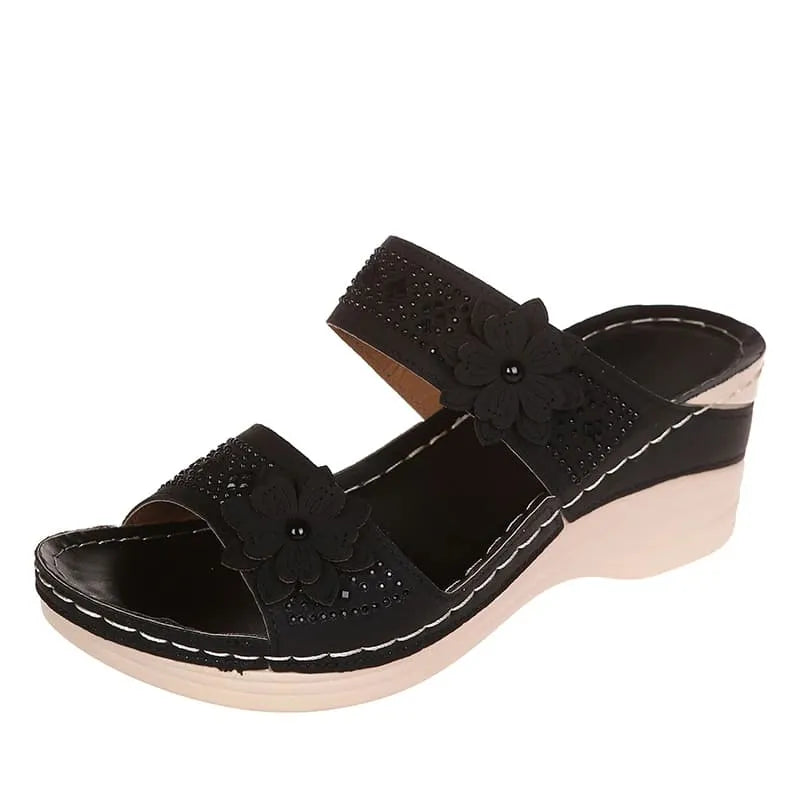 Sandália StassFlower - Design Único e Muito Conforto Aos Seus Pés