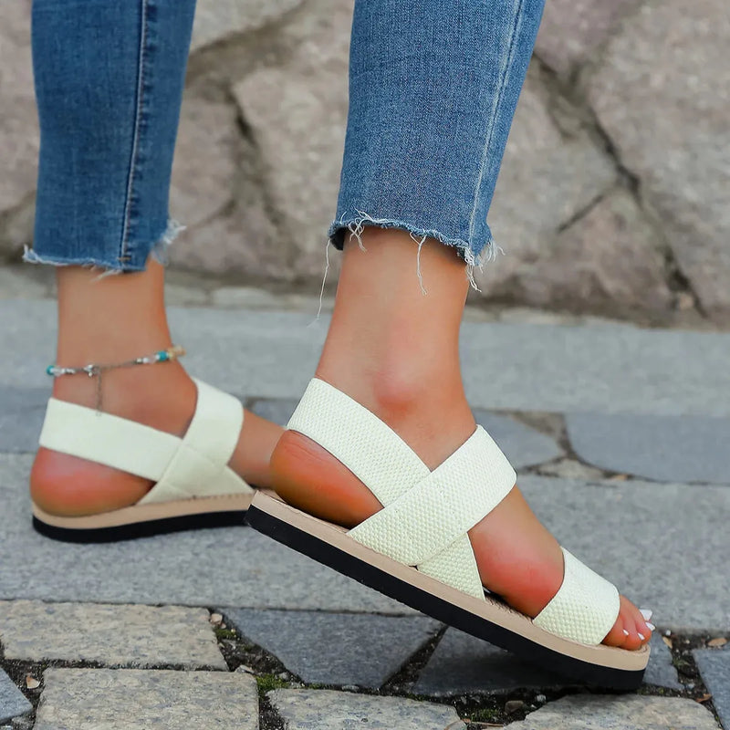 Sandália WhiteMesh - Com Elásticos Em Fibra Mesh Confortáveis | Beleza e Conforto que Encantam