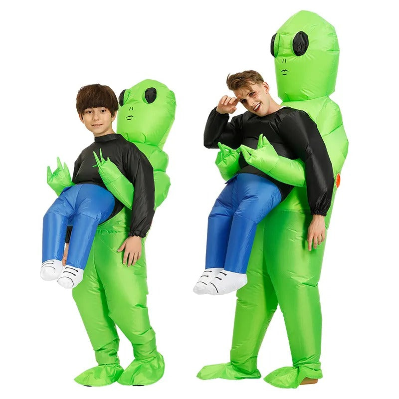 Fantasia Unissex Criativa para Todas as Festas Alien ET Inflável