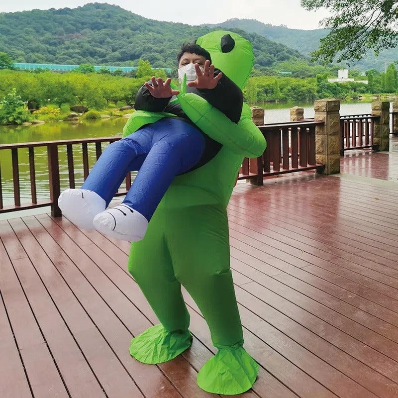 Fantasia Unissex Criativa para Todas as Festas Alien ET Inflável