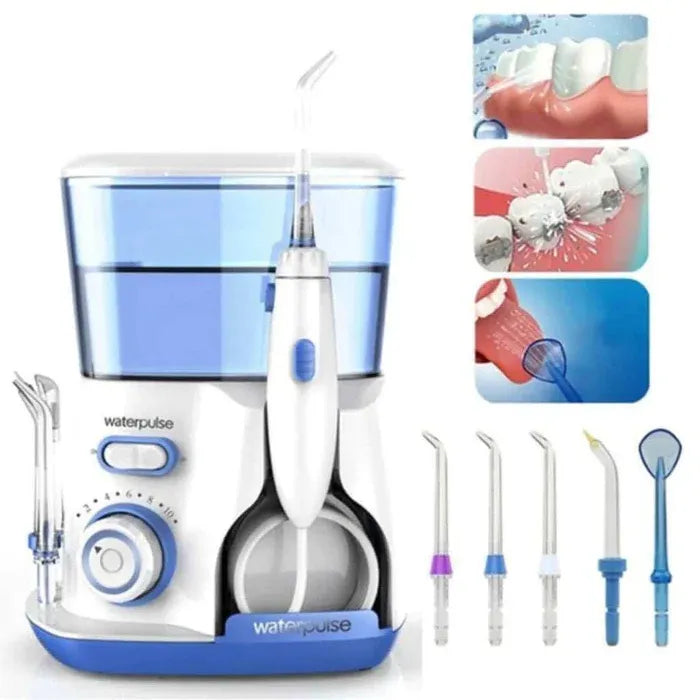 Irrigador Oral Dental com 5 Bicos Substituíveis para uma Limpeza Completa Water Pulse WP300