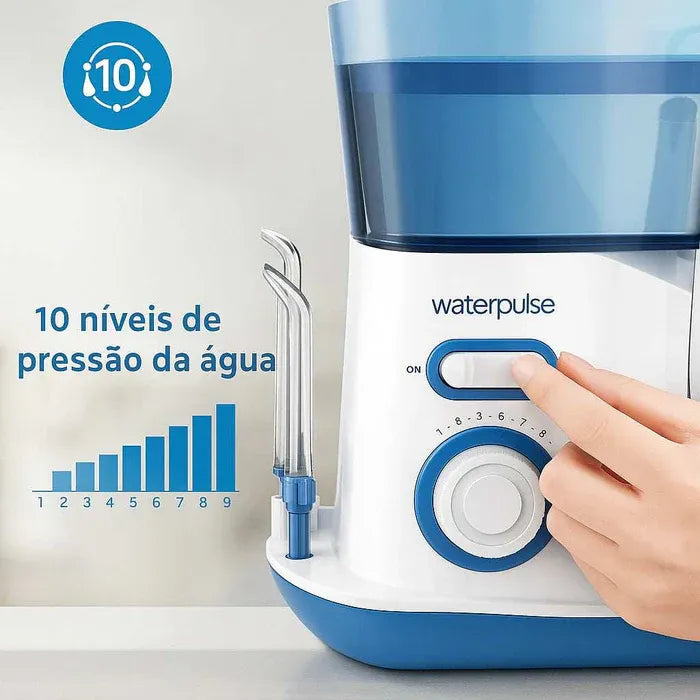 Irrigador Oral Dental com 5 Bicos Substituíveis para uma Limpeza Completa Water Pulse WP300