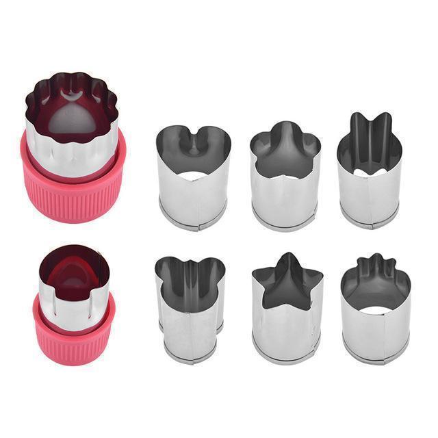 Happy Snacks - Kit de Cortadores de Frutas e Vegetais