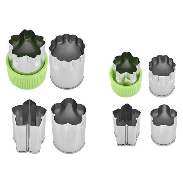 Happy Snacks - Kit de Cortadores de Frutas e Vegetais