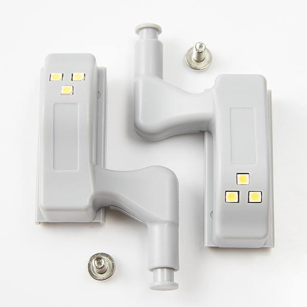 10 Peças de Sensor Inteligente com Luz LED para Dobradiças