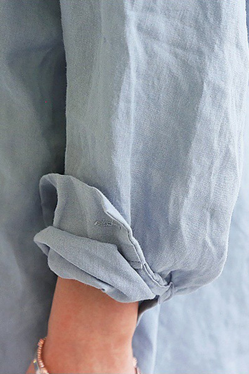 Camisa Feminina Oversized em Linho Zenith