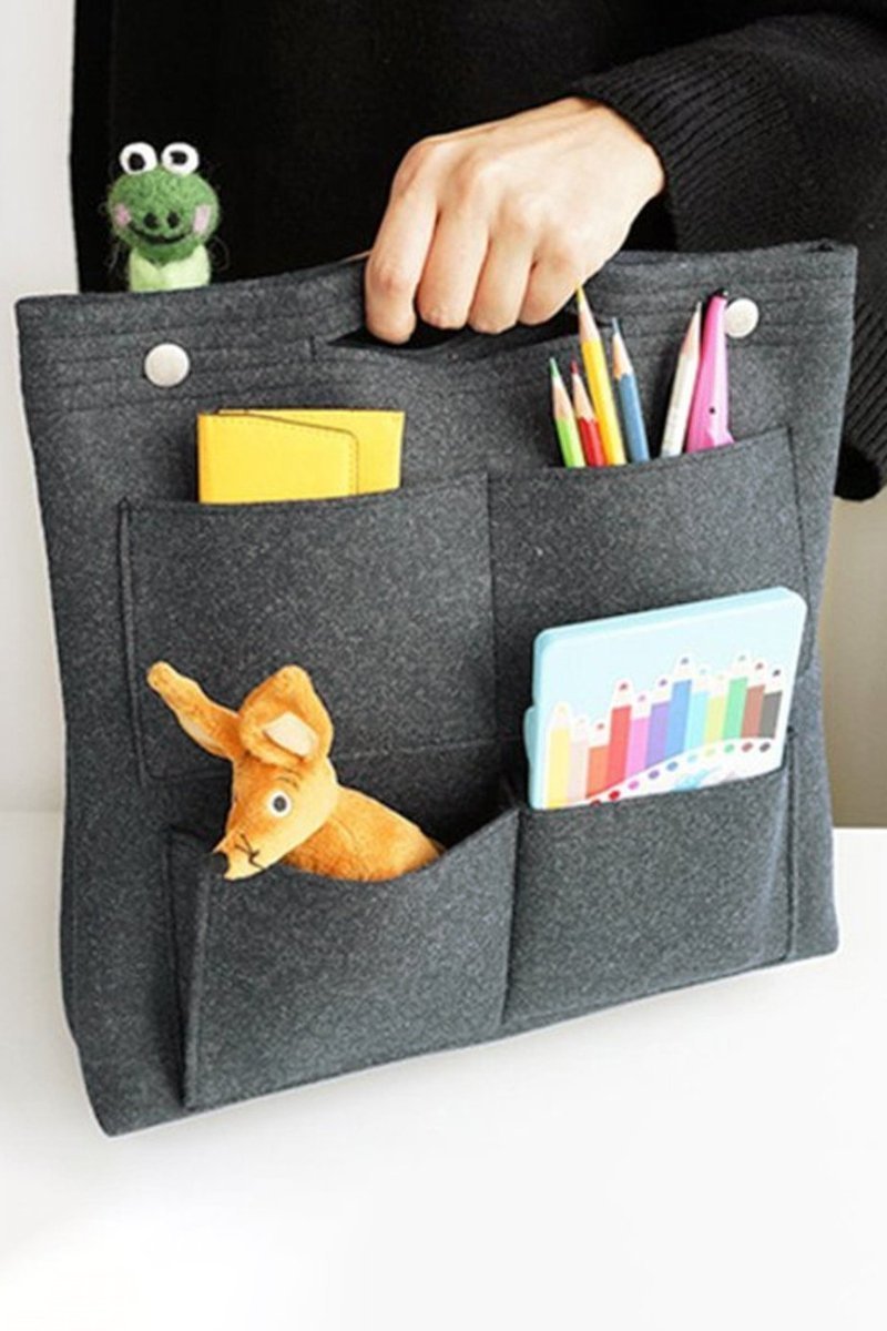 Bolsa de Feltro Multi Bolsos - FeltroVersátil