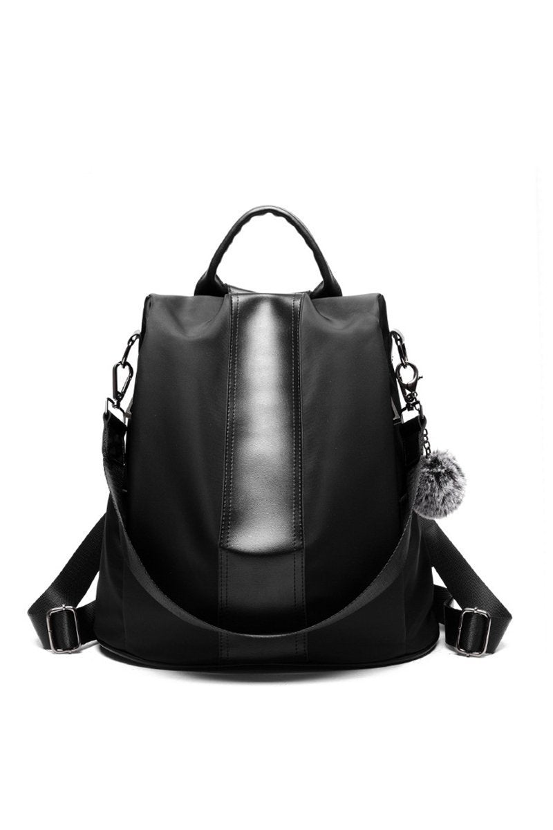 Mochila Estilosa à prova D'água e Anti Furto em Couro FlowBag