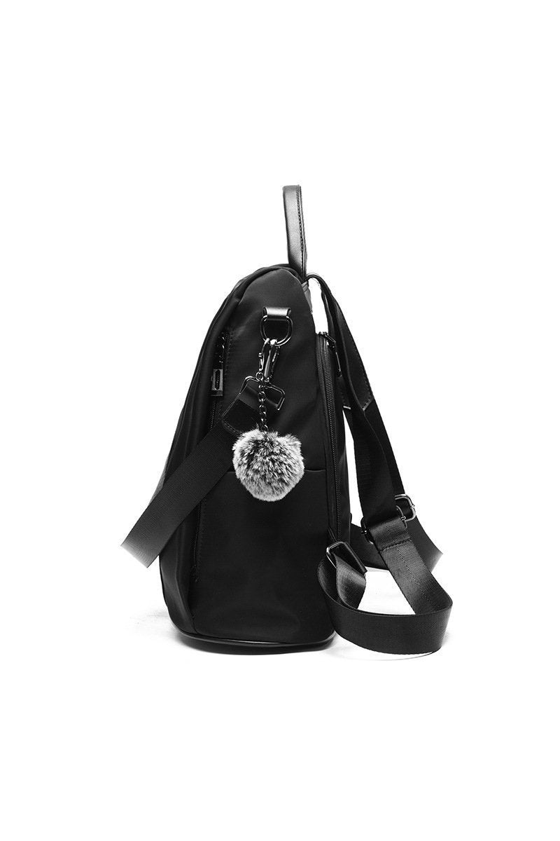 Mochila Estilosa à prova D'água e Anti Furto em Couro FlowBag