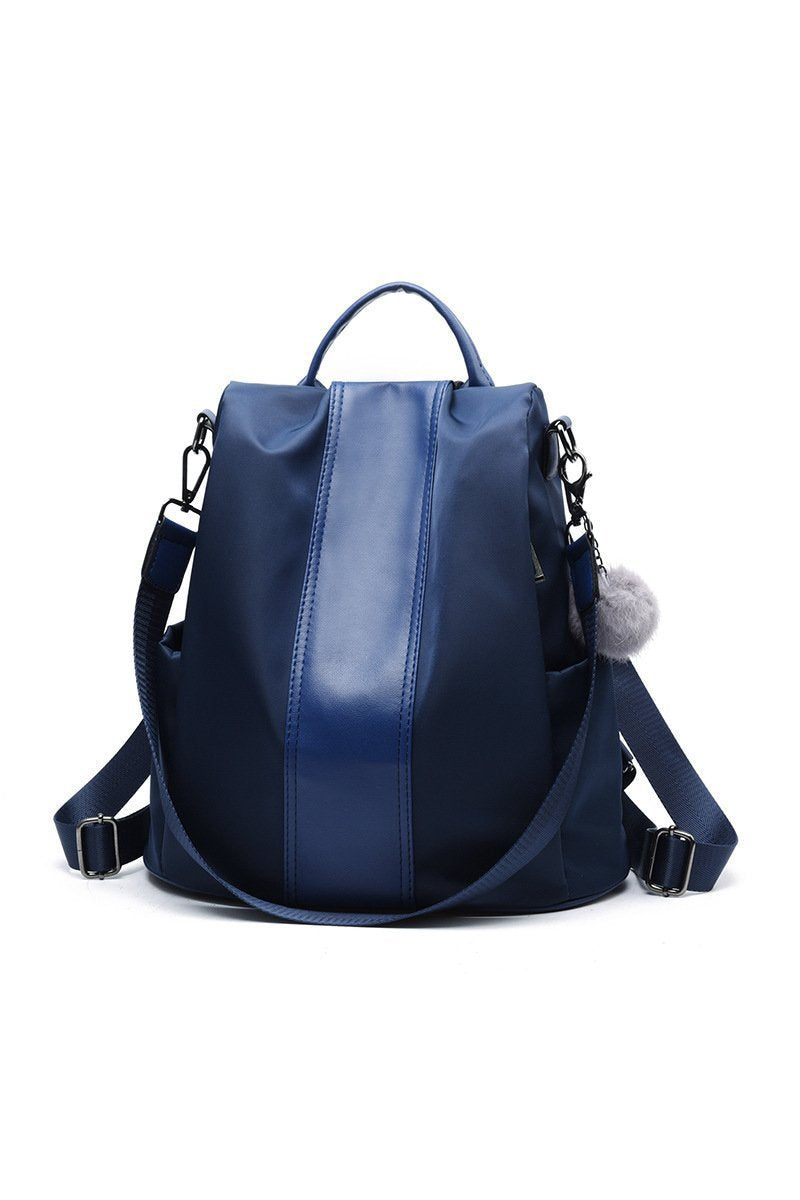 Mochila Estilosa à prova D'água e Anti Furto em Couro FlowBag