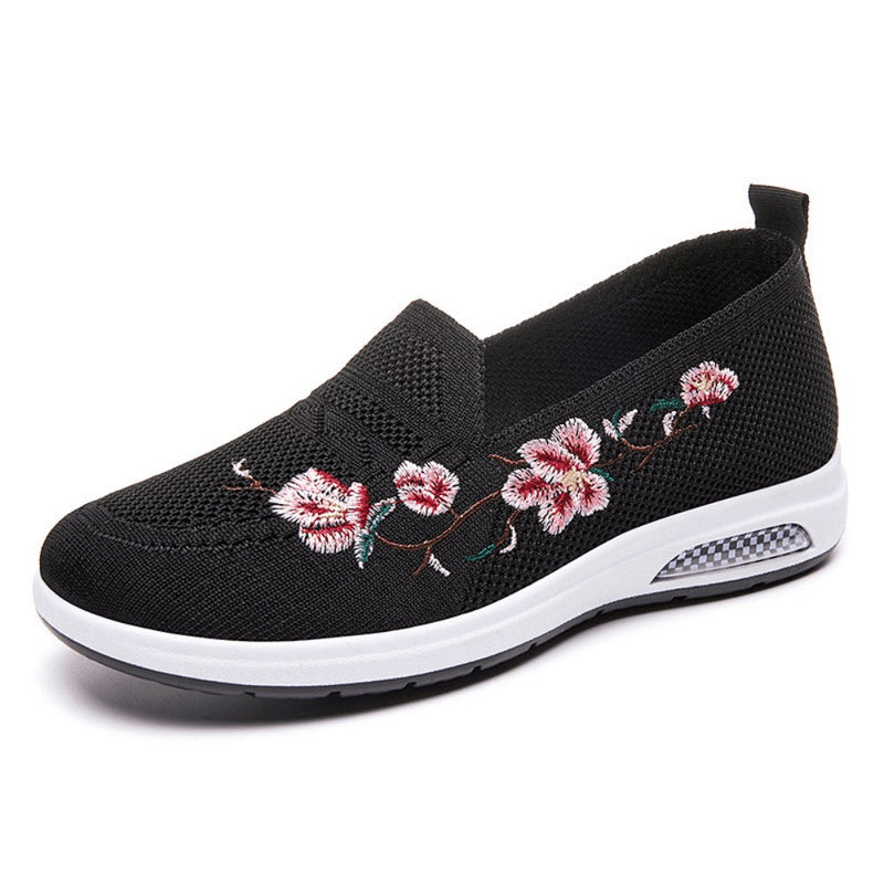 Tênis Ortopédico Feminino Com Amortecimento Sport Flowers - Lançamento 2023
