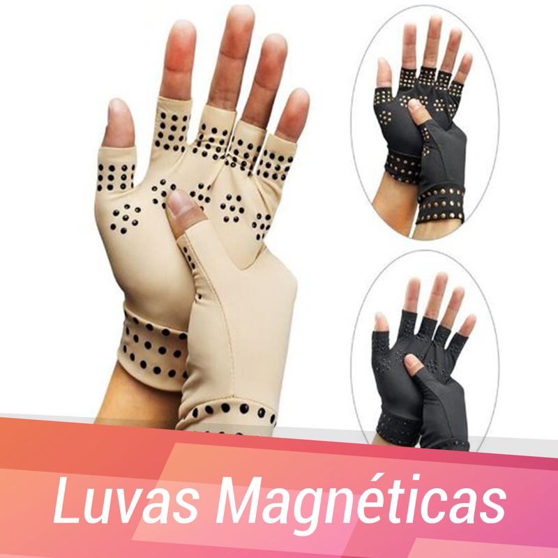 Luvas Magnéticas Terapêutica Anti-Artrite, Carpo, Tendinite e Reumatoide