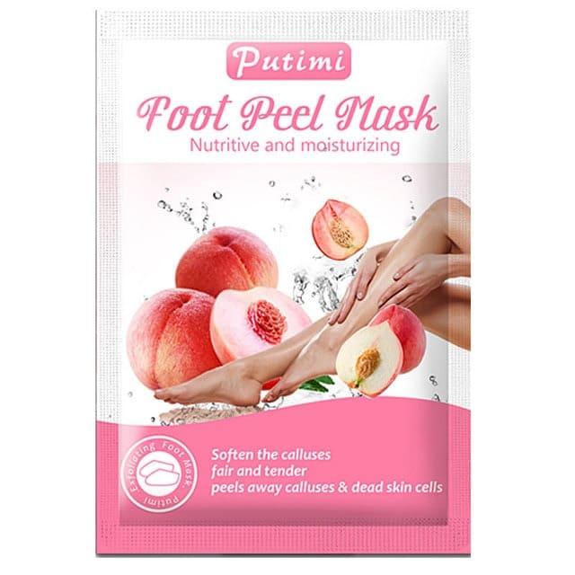 Feet Peeling Mask - Máscara Peeling Esfoliante Para Pés - 1 Par - Meia Esfoliante Para Pés - Inov&tec