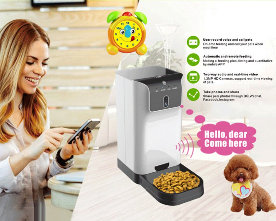 Smart Pet Comedouro Automatico Wifi DadyPet