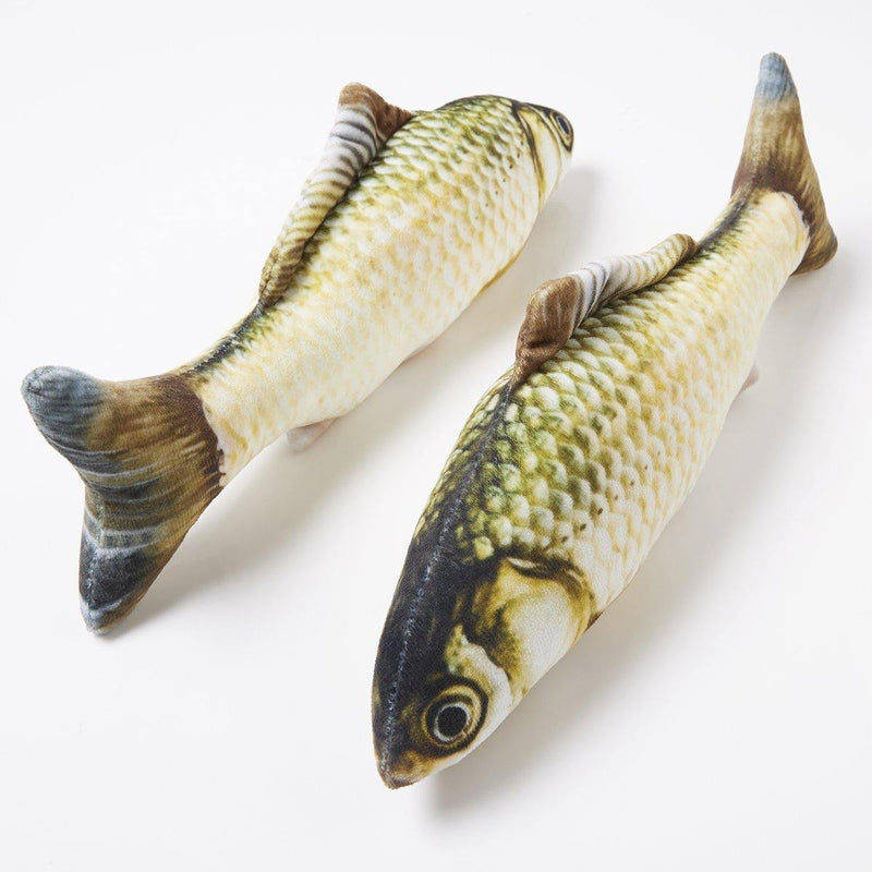 2 Peças de Brinquedo para Gato em formato de Peixe - Fish-Shaped Cat Toy