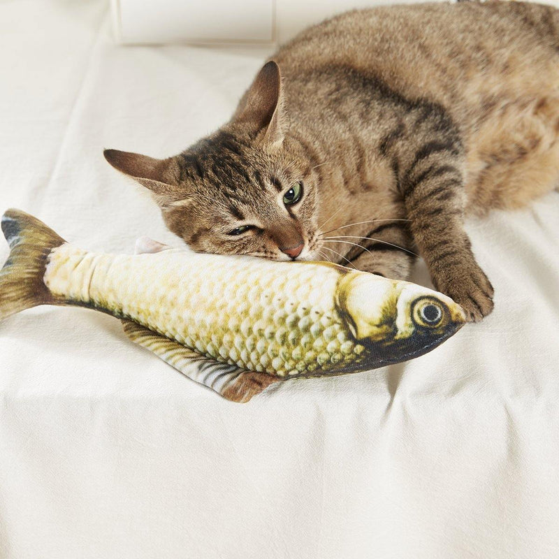 2 Peças de Brinquedo para Gato em formato de Peixe - Fish-Shaped Cat Toy