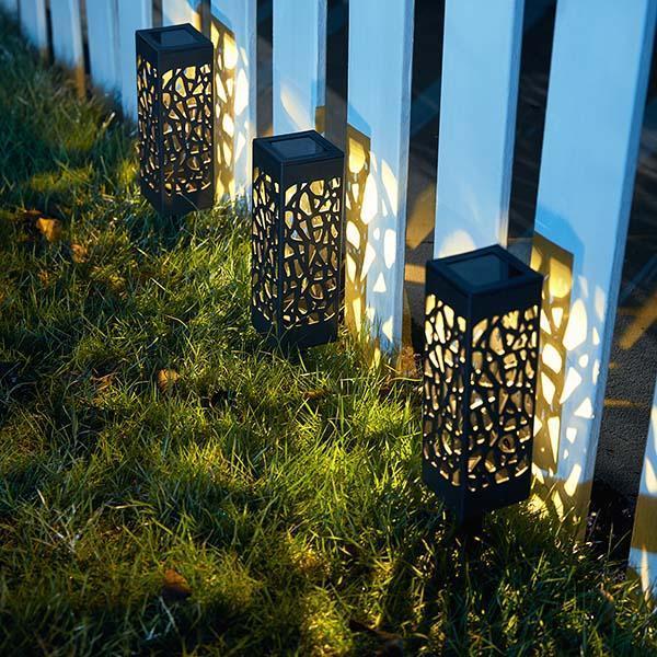 Lâmpada de Jardim Vintage Movida à Energia Solar