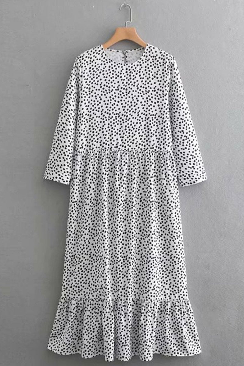 Vestido Midi Estampado Gypsy - Polka Dot