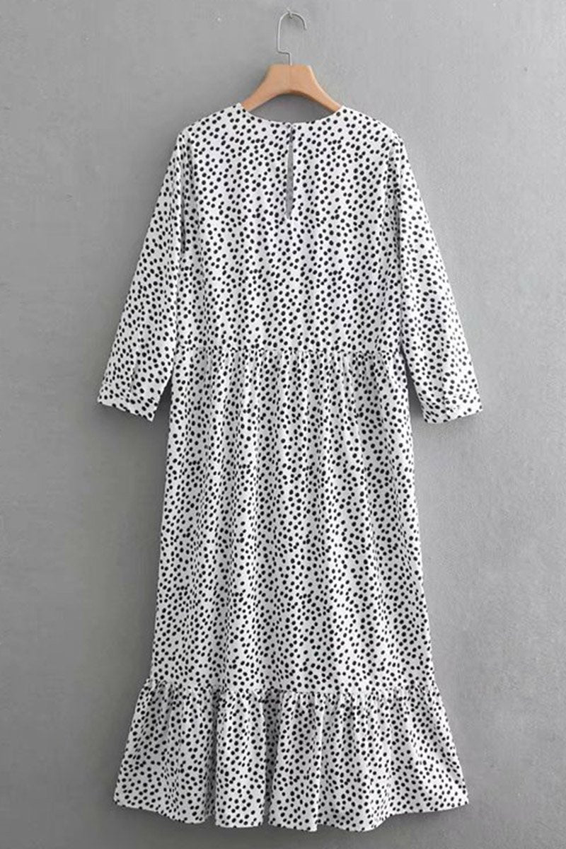 Vestido Midi Estampado Gypsy - Polka Dot