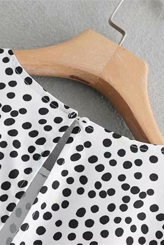 Vestido Midi Estampado Gypsy - Polka Dot