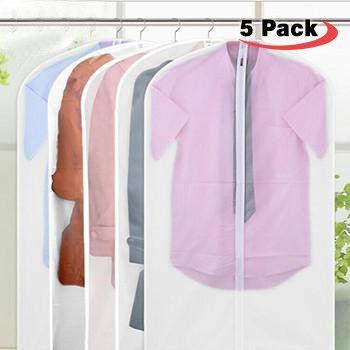 Túnica Zipada para Cobrir Roupa - Conjunto com 5 Unidades