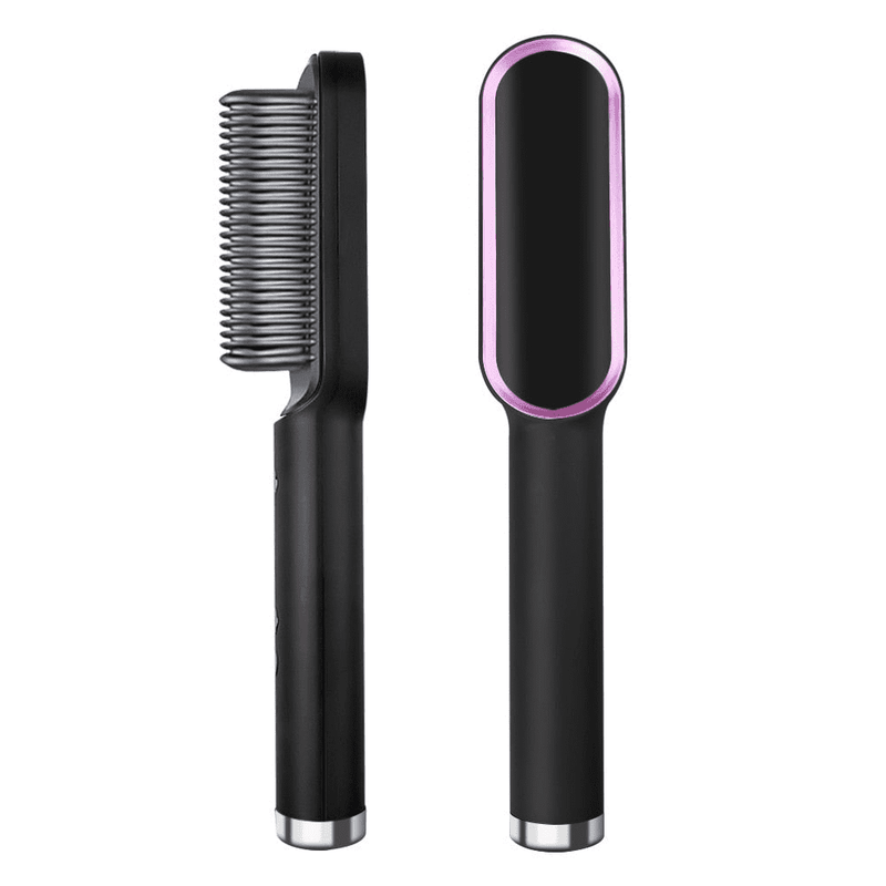 Escova Alisadora 5 em 1 Original BEAUTY HAIR -Modela, Hidrata, Anti-Frizz - Inov&tec