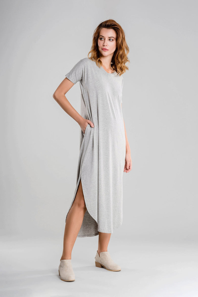 Vestido Longo Maxi com Bolsos - Elysian