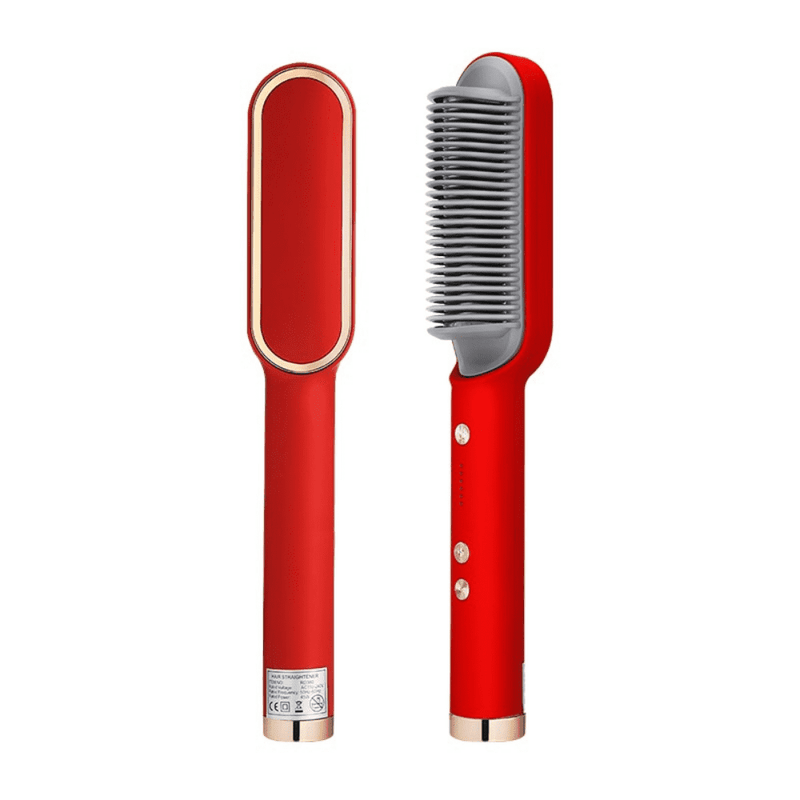 Escova Alisadora 5 em 1 Original BEAUTY HAIR -Modela, Hidrata, Anti-Frizz - Inov&tec