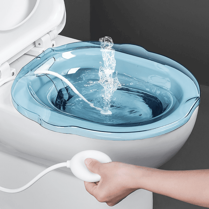 Assento medicinal para vaso sanitário portátil SmartMed™️ - Limpeza intima, Grávidas, Idosos, hemorroidas e doenças pubianas - Inov&tec