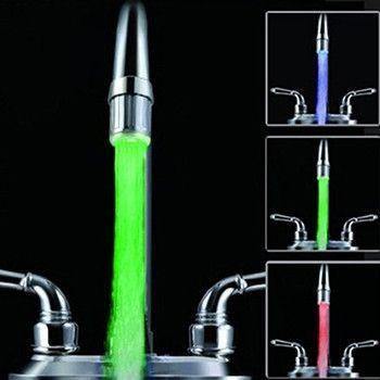3 Pçs - Encaixe de Torneira com Cor Controlada por Temperatura (Nenhuma Bateria / Eletricidade Necessários)