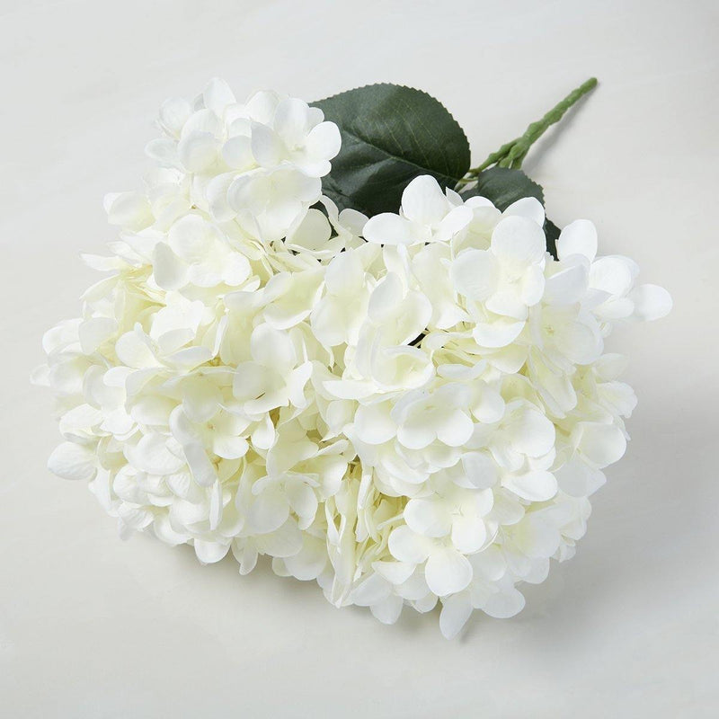 Kit com 2 Peças de Buquê de Flores em Seda de Hortênsia Artificial