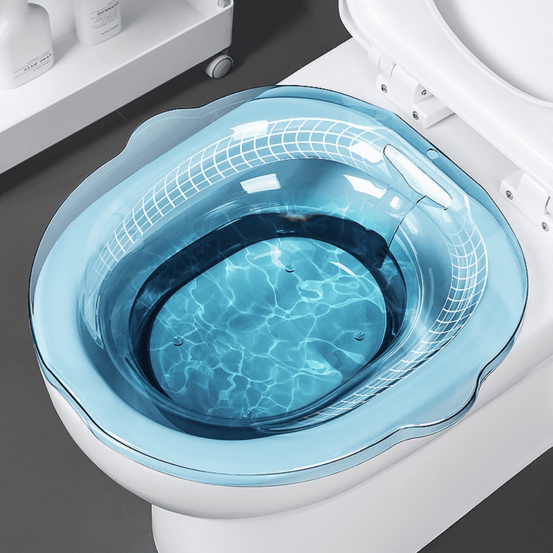 Assento medicinal para vaso sanitário portátil SmartMed™️ - Limpeza intima, Grávidas, Idosos, hemorroidas e doenças pubianas - Inov&tec
