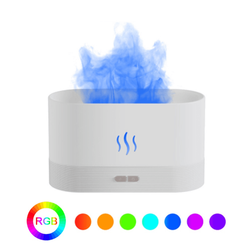 Umidificador de Ar Ultrassônico FLAME AIR RGB - Saúde/Aromaterapia - Inov&tec