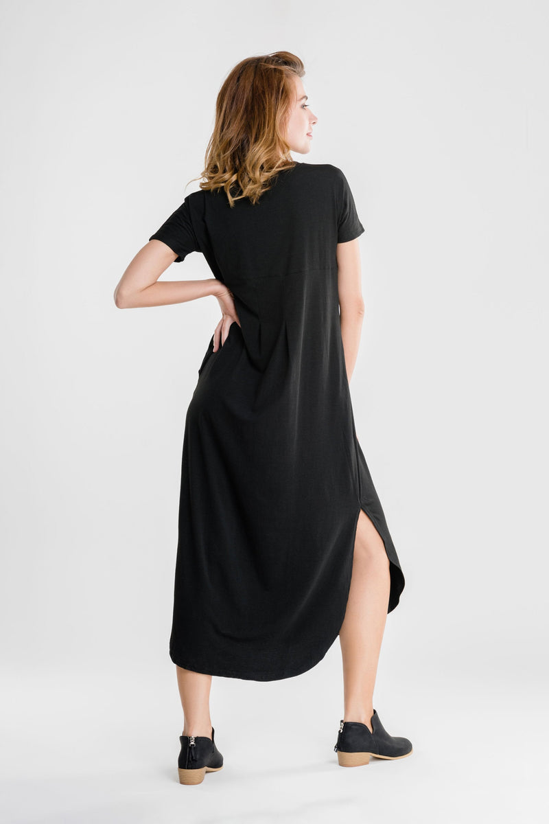 Vestido Longo Maxi com Bolsos - Elysian