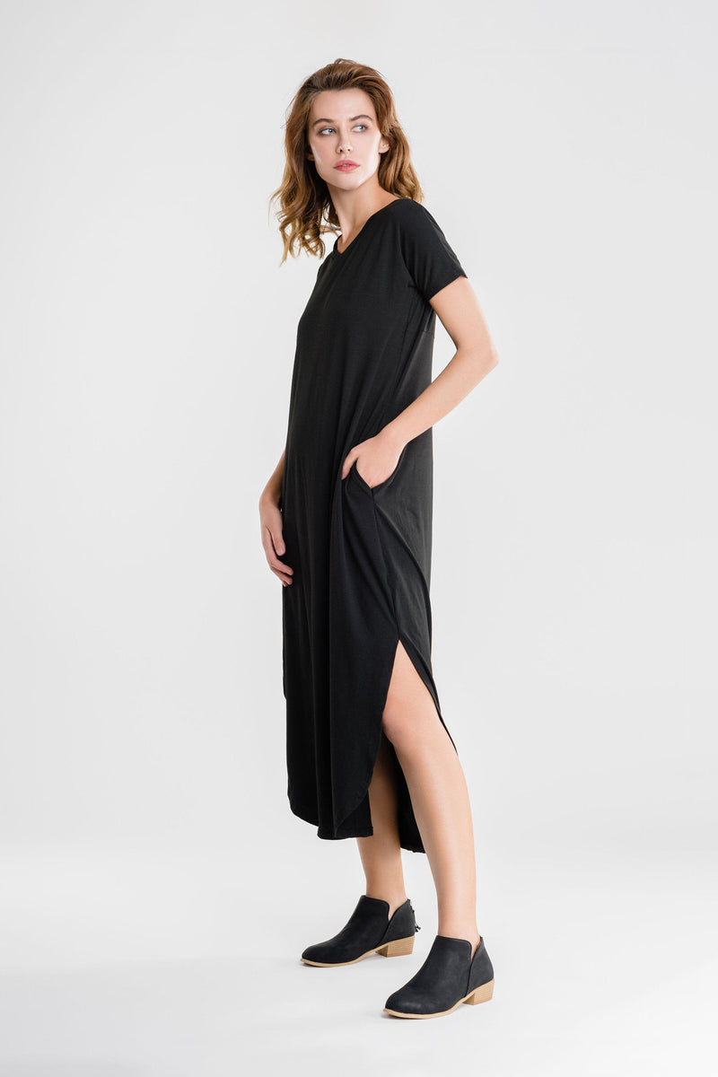Vestido Longo Maxi com Bolsos - Elysian